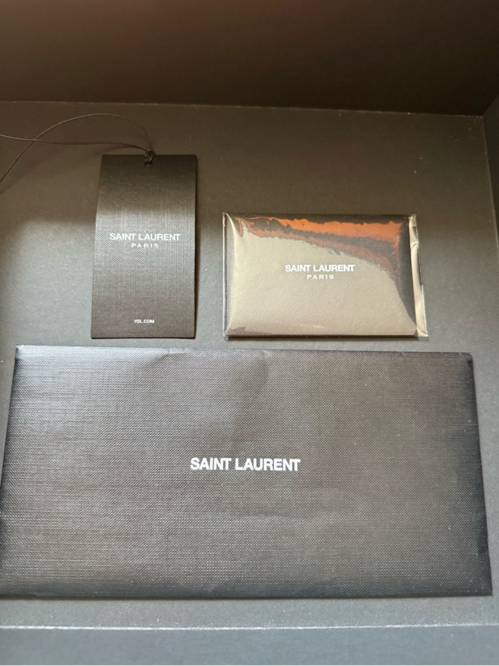 Saint Laurent Kate Black Leather YSL Chain Crossbody Bag - Picture 11 of 13